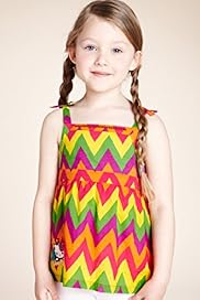 Pure Cotton Hello Kitty Chevron Top