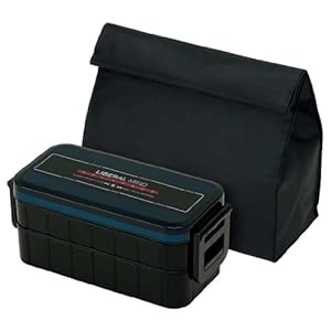 【クリックで詳細表示】LIBERAL MIND 保冷ランチボックス2段(バッグ付) KYZW5IC