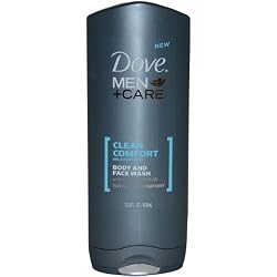 Dove Men and Care Body and Face Wash, Clean Comfort, 18 Ounce (Pack of 3)