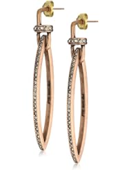 Paige Novick "Gotham" Rose Gold Marquis Earrings