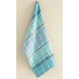 Cappuccino Plaid Dishtowel - Blue