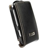 Krusell 75384 LG Dare VX9700 Leather Case Orbit Flex with Ratchet Swivel Clip (Black / Beige)