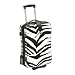 International Traveller Shiny Zebra Print 26.5 Wheeled Packing Case