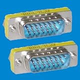 DB15 Male / DB15 Male Mini Gender Changer 20-D1204