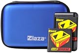 Laza Zcell 1750mah 2x Battery + Travel Charger + Case for Samsung Sprint Epic 4g, Galaxy S, Fascinate, At&t Captivate, At&t Focus i917, T-mobile Vibrant, ATT Focus i917, I9000, I897, T959, Epic