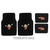 4pc Looney Tunes Yosemite SAM Front and Rear Floor Mats for Car Suv Truck 
