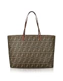 41fwgH5RDRL. SL160  Fendi Medium Tobacco Zucca Shopping Roll Bag