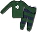 Calvin Klein "Snowflake" 2 piece pajama for children in Green