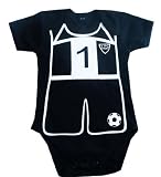 Trend Mama Baby Body ” Profi Kicker”,Baby- Mädchen, Schwarz, 3-6 Monat