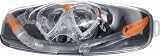 Cressi DS 302501 Matrix 2-Lens Diving Mask and Gamma Snorkel Combo (Blue)