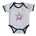 Natural Baby 100% Organic Cotton Short Sleeve Bodysuit Onesie - Colorful Hands (0-3 Month)