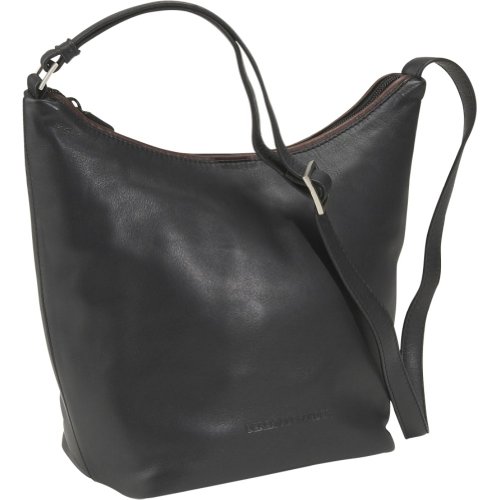 Derek Alexander Top Zip Bucket Bag