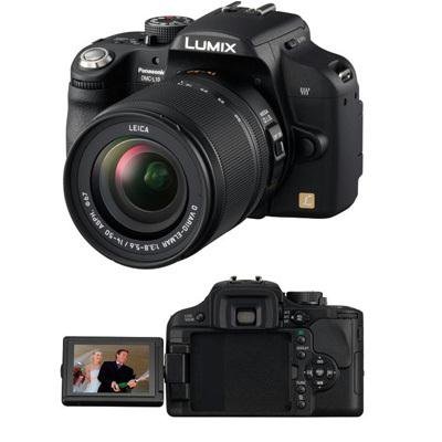 Panasonic Lumix DMC-L10K - Digital camera - SLR - 10.1 Mpix - Leica D Vario-Elmarit 14-50mm lens - optical zoom: 3.6 x - supported memory: MMC, SD, SDHC - black