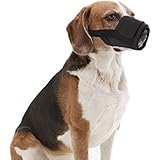 Pawliss Adjustable Anti-biting Dog Muzzle Nylon Mesh Black