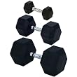 Champion Rubber Encased Solid Hex Dumbbell