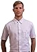 Men's Pique Casual Dress Oxford Short Sleeve Wrinkle Free Shirt - By Nathan Leve`