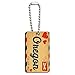 Air Mail Postcard Love for Oregon Wood Wooden Rectangle Key Chain