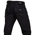 Gov denim - jeanshomme noir tendance effet pliss�