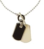 Armani Exchange Toggle Closure Dog Tag