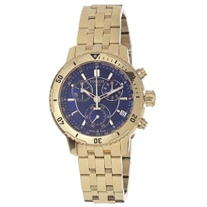 Tissot Men's T17548644 T-Sport PRS200 18Kt-Gold-Plated Chronograph Watch