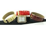 Ladies Lucien Piccard 4 Interchangeable Leather Watch