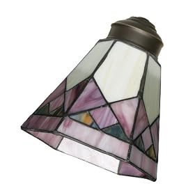 Emerson G31 Glass for 2.25-Inch Opening, Tiffany Mission, Set of 4 by Emerson