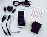 Solar Back-Up Rechargeable POWER Boost for cell phones, all Blackberry and iPod, IPhone 3, 3Gs and 4. Refuel 3 Ways AC, USB and Solar.