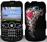 Heart Design Hard Snap On Case Cover Faceplate Protector for LG 900g Straig ....