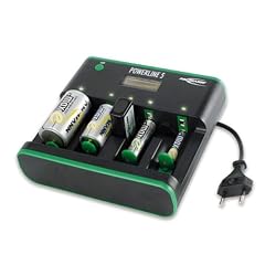 Ansmann 5207463 Powerline 5 Zero Watt Energiesparendes Tisch Ladeger�t f�r Micro AAA, Mignon AA, Baby C, Mono D und 9V E-Block-Akkus