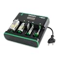Ansmann 5207463 Powerline 5 Zero Watt Energiesparendes Tisch Ladeger�t f�r Micro AAA, Mignon AA, Baby C, Mono D und 9V E-Block-Akkus