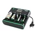 Ansmann 5207463 Powerline 5 Zero Watt Energiesparendes Tisch Ladeger�t f�r Micro AAA, Mignon AA, Baby C, Mono D und 9V E-Block-Akkus