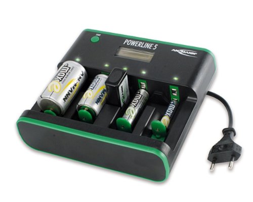 Ansmann 5207463 Powerline 5 Zero Watt Energiesparendes Tisch Ladeger&auml;t f&uuml;r Micro AAA, Mign Preisvergleich