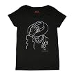 マイケル・ジャクソン 2011オリジナル自画像Tシャツ（レディース） M MJ-WT-M