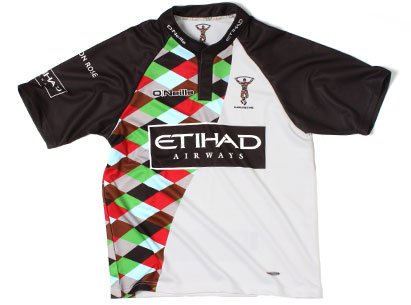 Harlequins 2011/12 Alternate S/S Replica Rugby Shirt - size L Harlequins 2011/12 Alternate S/S Replica Rugby Shirt - size L