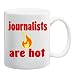 JOURNALISTS ARE HOT Mug Coffee Cup 11 oz
