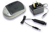 Battery Charger Suitable for SONY InfoLithium A, DCR-DVD, DCR-PC Series, Compatible Part Numbers: BC-TRA, NP-FA50, NP-FA70