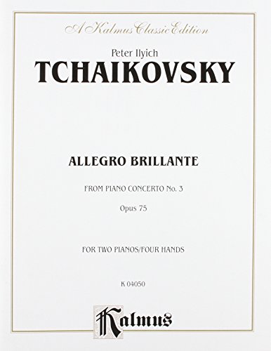 Piano Concerto No. 3, Op. 75, (1st movement only) (Allegro Brillante) (Kalmus Edition)