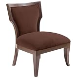 IMAGE OF Madison Park Montego Hourglass Side Chair - Velvet Medium Brown - 27x28x36
