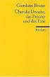 �ber die Ursache, das Prinzip und das Eine