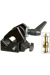 Manfrotto 035RL Super Clamp with 2908 Standard Stud - Replaces 2900 (Black)