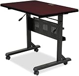 BALT 89876 Flipper Training Table, Rectangular, 36w x 24d x 29-1/2h, Mahogany