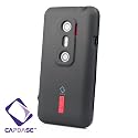 CAPDASE au HTC EVO 3D ISW12HT Soft Jacket 2 XPOSE with Screen Guard Crystal Clear, Solid Black ソフトジャケット2 XPOSE (クリスタル・クリアー 液晶保護シート 付き) ソリッド・ブラック SJHCX515-P2Y1