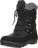 VISTA Damen Winterstiefel Snowboots schwarz, Größe:40;Farbe:Schwarz