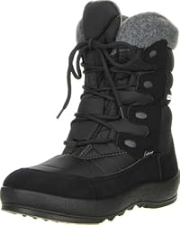 VISTA Damen Winterstiefel Snowboots schwarz, Größe:39;Farbe:Schwarz