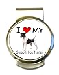 I Love My Smooth Fox Terrier Money Clip