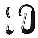 ilovebaby Hook Set for Baby Stroller 2 U Shape Hooks and 2 D Shape Hooks Easy to Install, Fit All Strollers Multi-Purpose Hanger for Baby Diaper Bags or Groceries-Solid, Pack of 4 Color Black