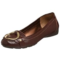 Unisa Women's Damian Flat Ornament Moc,Dark Brown,6.5 M