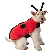 RED PET COSTUME - LADYBUG - LARGE