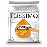Tassimo Twinings English Breakfast Tea, 16 T-Discs