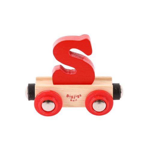 Bigjigs Rail BR119 Name Letter S (Colours Vary)